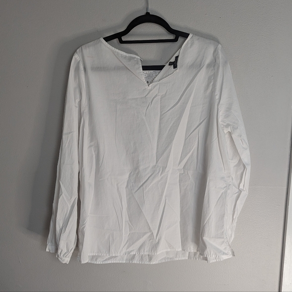 NWOT Talbot's White Blouse - Picture 3 of 4